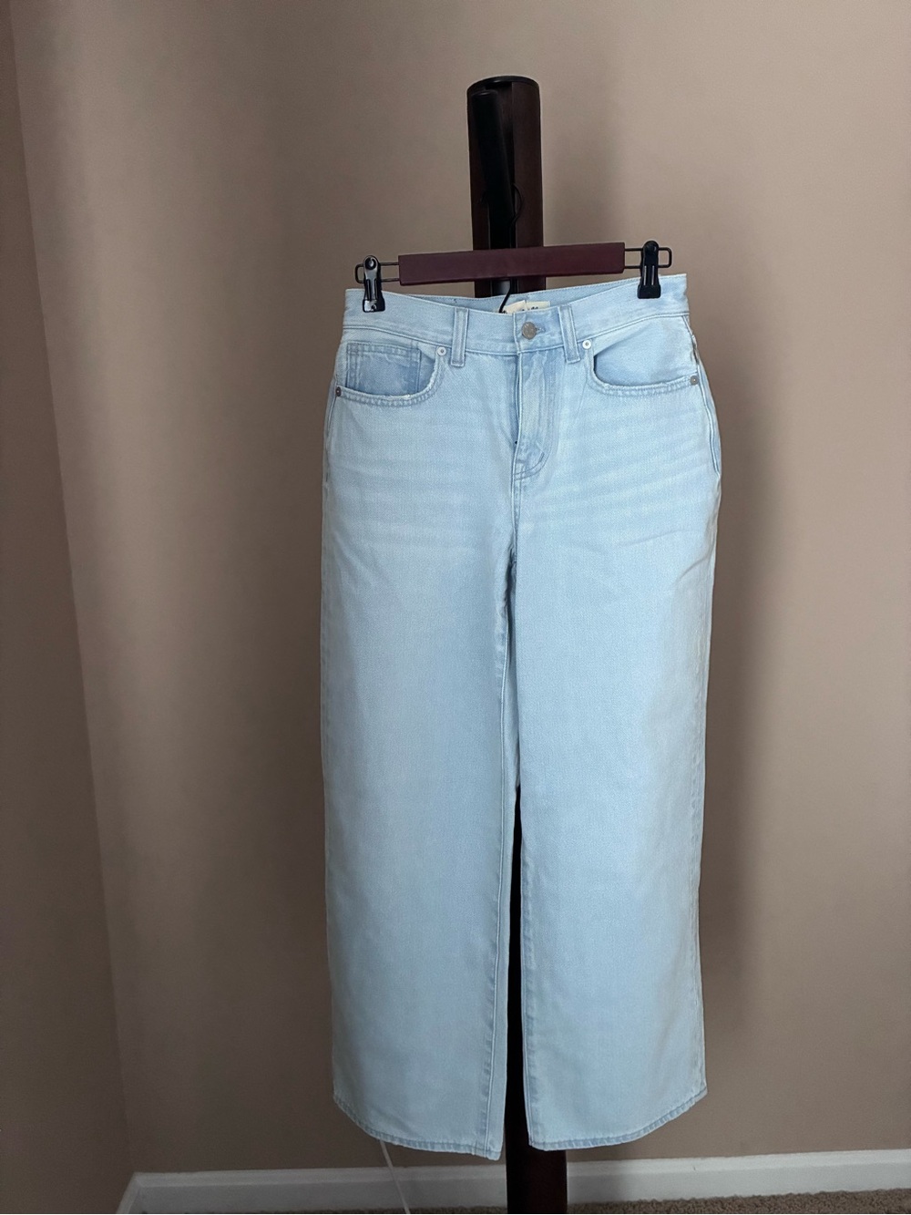 NWT Madewell Light Blue Wide Leg Jeans